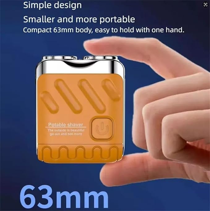 🎁Portable Rotary Dual Ring Electric Shaver