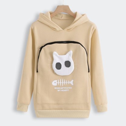 Cat Lovers Hoodie Cuddle Pouch-SLOOSELYK