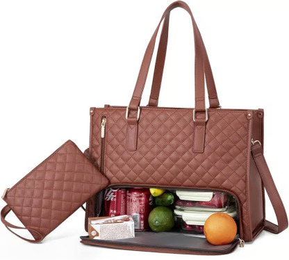 💼 The Ultimate 2-in-1 Tote Bag – Where Elegance Meets Functionality! 🍽️