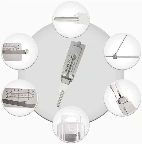 Stainless Steel Master Key Decoder-SLOOSELYK