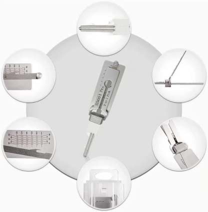 Stainless Steel Master Key Decoder-SLOOSELYK