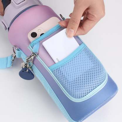 2L Large Capacity Water Bottle with Holder Bag-SLOOSELYK