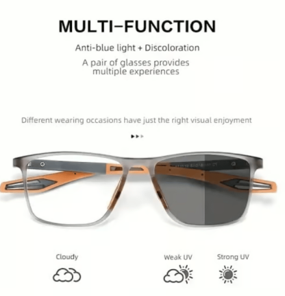 Sport Intelligent Photochromic Bifocal Glasses