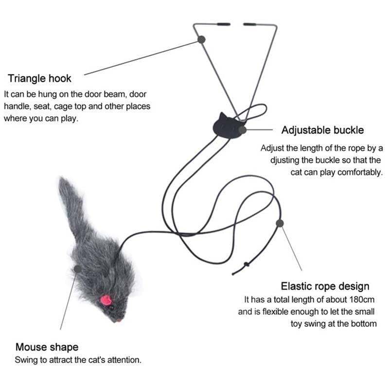 48% OFF-Hanging Door Bouncing Mouse Cat Toy,BUY 3 GET 4 FREE (7 PCS & FREE SHIPPING)-SLOOSELYK