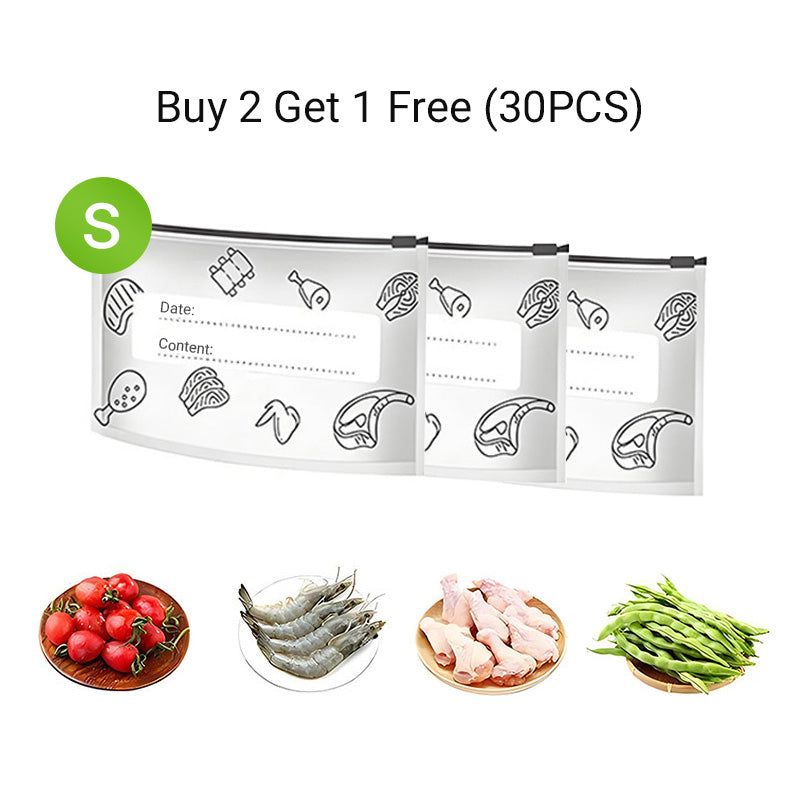 🍗Buy 2 Get 1 Free 🥦Reusable Aluminum Foil Sealable Storage Bags