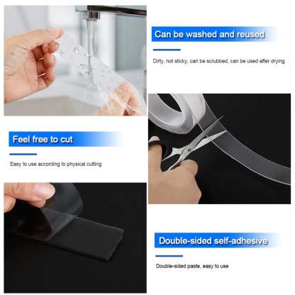 🔥BUY 2 FREE SHIPPING🔥Double-Sided DIY Nano Magic Tape(5M /16.4 Ft)-SLOOSELYK