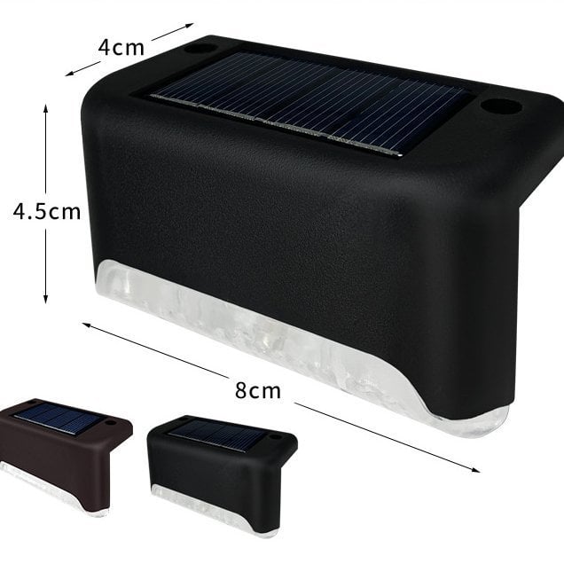 LED Solar Lamp Path Staircase Outdoor Waterproof Wall Light-SLOOSELYK
