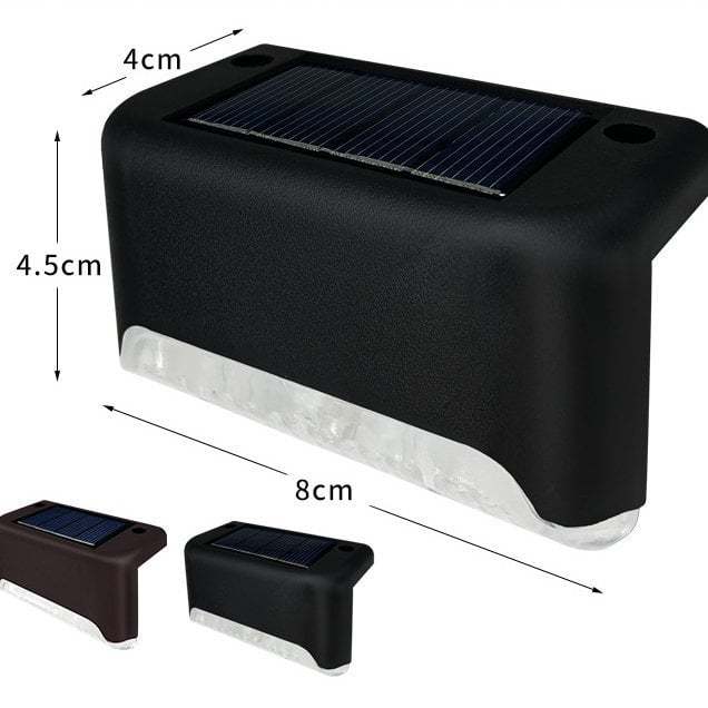 LED Solar Lamp Path Staircase Outdoor Waterproof Wall Light-SLOOSELYK