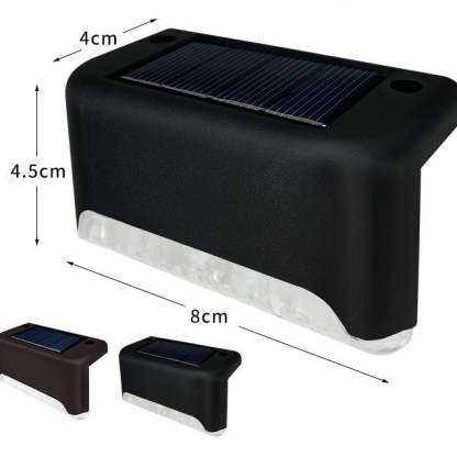 LED Solar Lamp Path Staircase Outdoor Waterproof Wall Light-SLOOSELYK