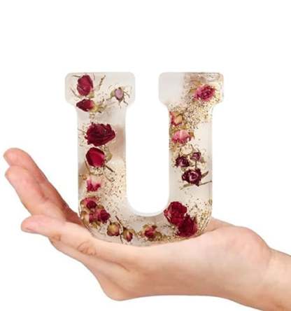 ❤️Mother's Day Specials - 49% OFF🎁Handmade floral resin letter 🌸(Limited Edition)-SLOOSELYK
