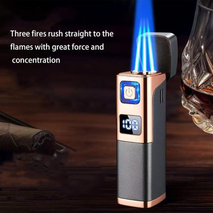 🔥Three-Fire Direct Blue Flame Lighter-SLOOSELYK