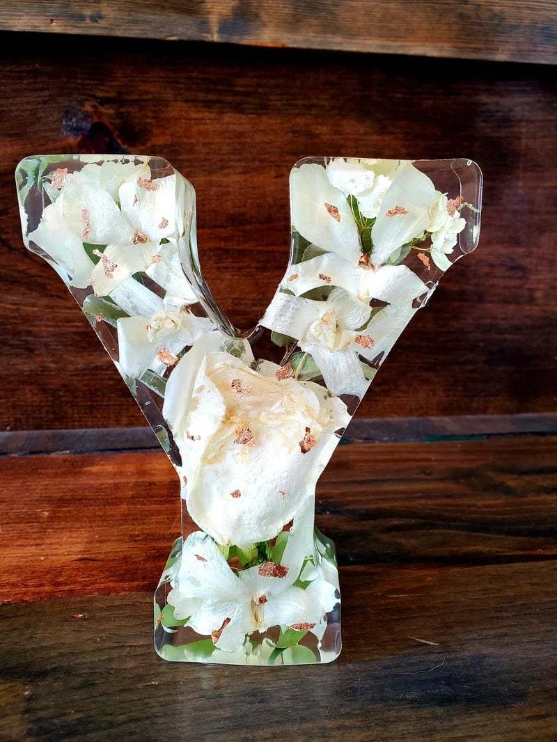 ❤️Mother's Day Specials - 49% OFF🎁Handmade floral resin letter 🌸(Limited Edition)-SLOOSELYK