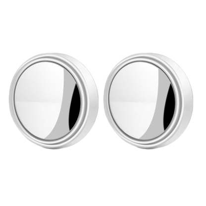 2 Pcs Car Round Frame Convex Blind Spot Mirror-SLOOSELYK