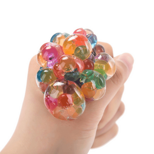 Hot Sales-Psychedelic Rainbow Stress Reliever Ball-SLOOSELYK