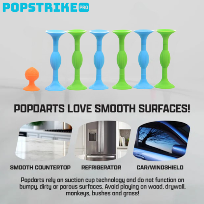 PopStrike Pro – Safe Suction Cup Throwing Game for Indoor & Outdoor Fun