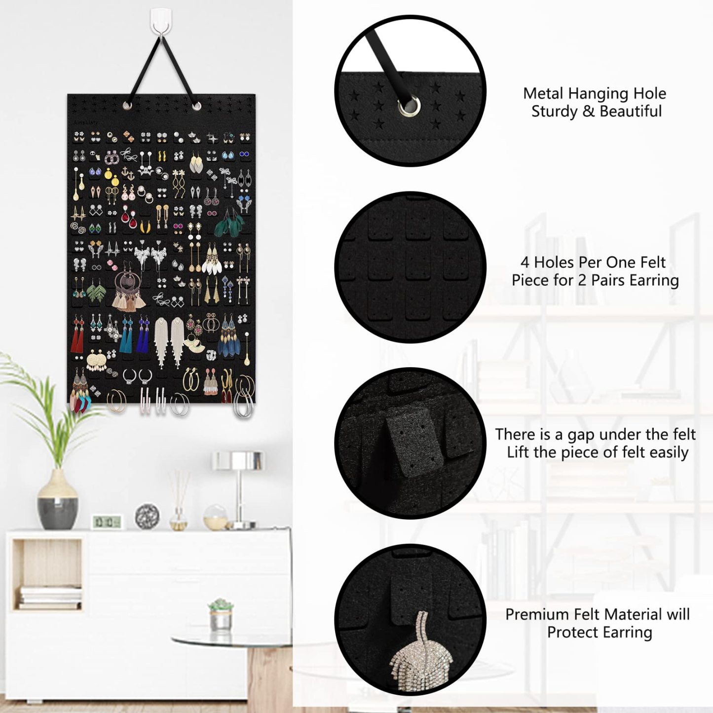 🔥Felt Hanging Jewelry Organizer-SLOOSELYK