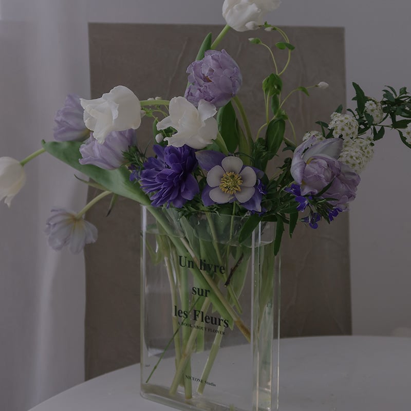 Books About Flowers - Book Vase-SLOOSELYK