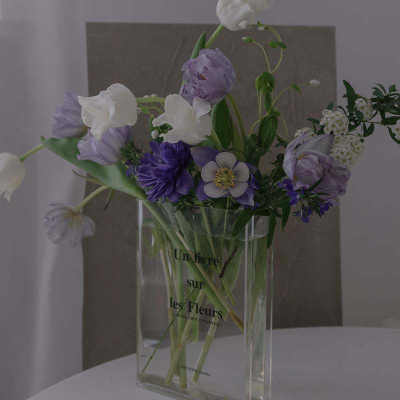 Books About Flowers - Book Vase-SLOOSELYK