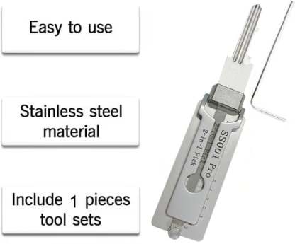 Stainless Steel Master Key Decoder-SLOOSELYK