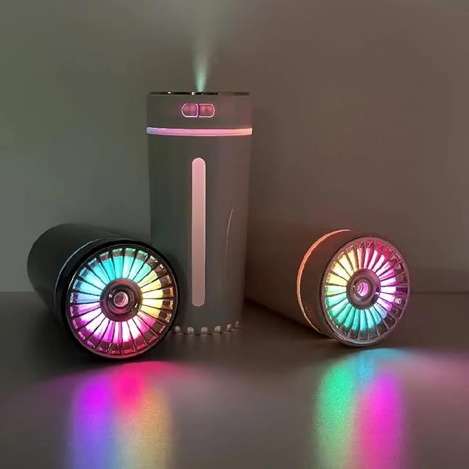 Portable Silent USB Car Diffuser with LED Light💦