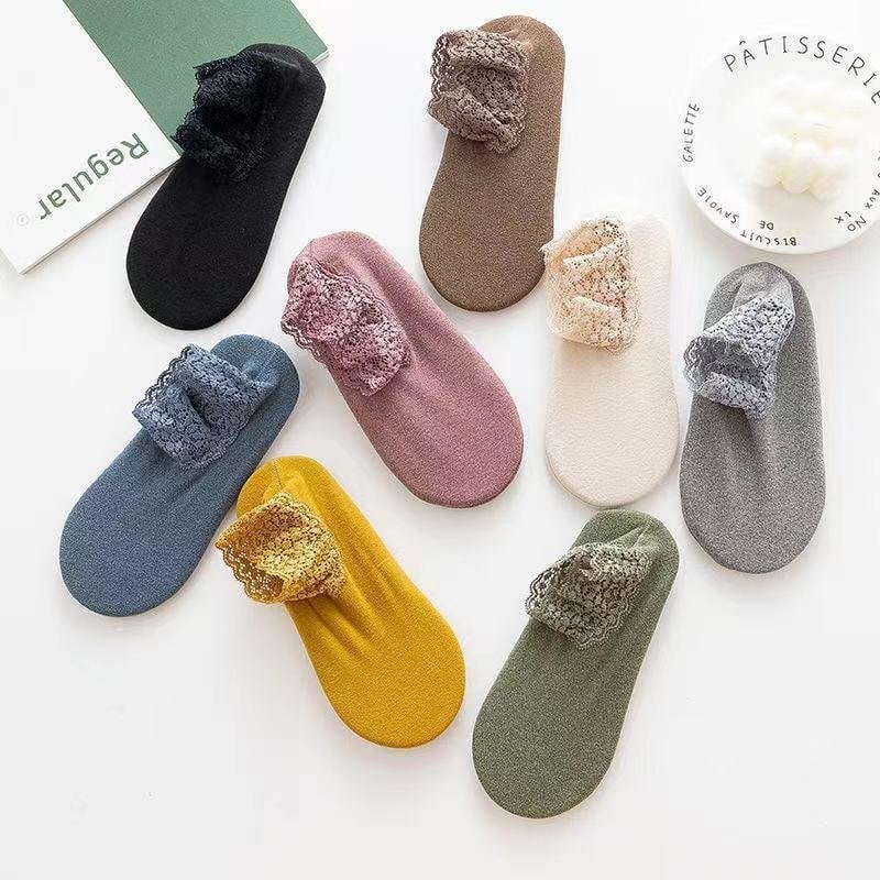 (🎅EARLY CHRISTMAS SALE - 48% OFF) New Fashion Lace Warmer Socks(One size fit all)-SLOOSELYK