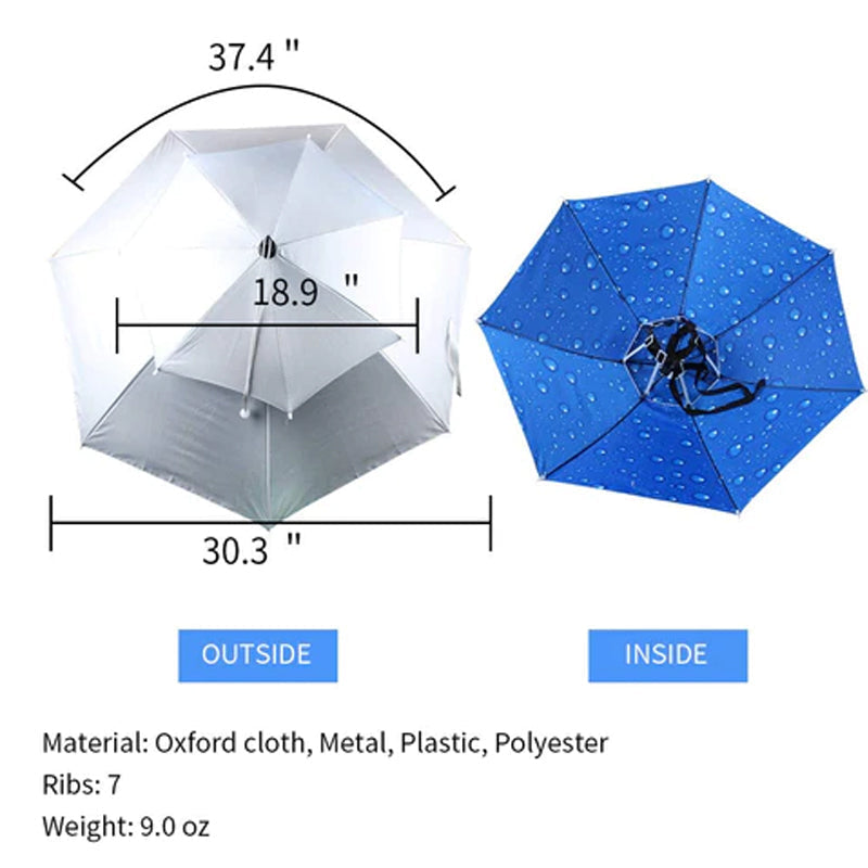 🔥Last Day Promotion - 53% OFF🔥Outdoor Double Layer Umbrella Hat