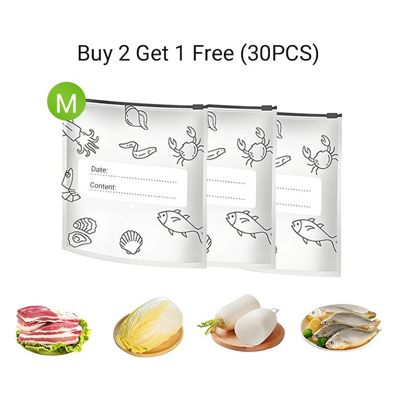 🍗Buy 2 Get 1 Free 🥦Reusable Aluminum Foil Sealable Storage Bags