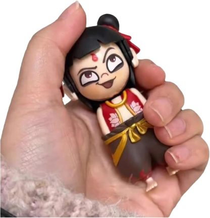 Nezha 2 Face-Changing Model Press Toy - Collectible Movie Novelty, Interactive 4-Expression Transform Art Desk Decor-SLOOSELYK