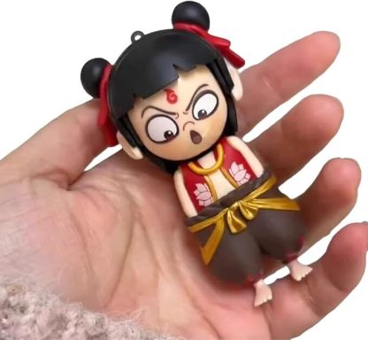 Nezha 2 Face-Changing Model Press Toy - Collectible Movie Novelty, Interactive 4-Expression Transform Art Desk Decor-SLOOSELYK