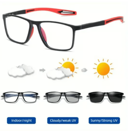 Sport Intelligent Photochromic Bifocal Glasses