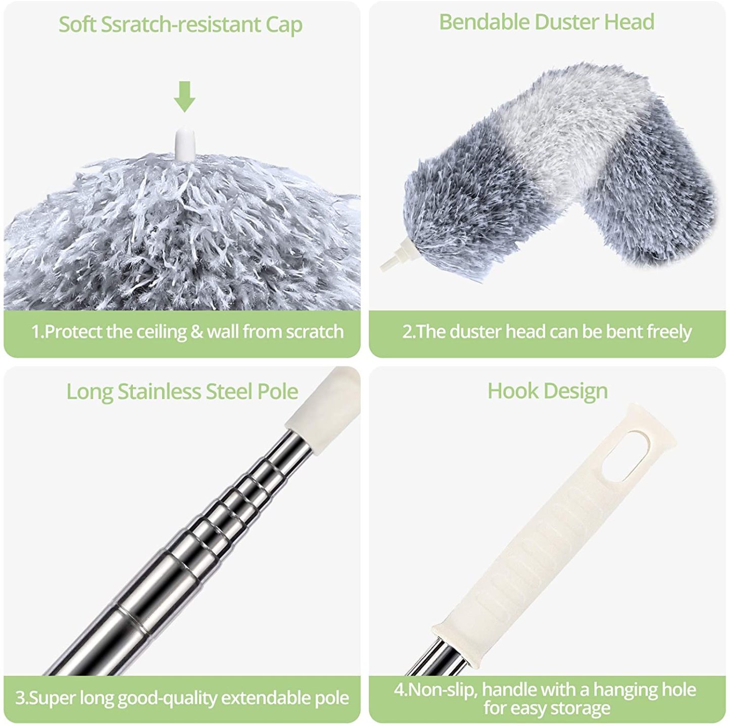 (Hot Sale 48% OFF)Microfiber Feather Extendable Duster(Stretch to 280cm/110in)-SLOOSELYK