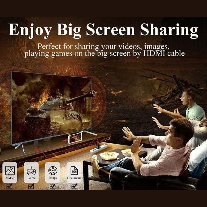 🔥BIG SALE - 40% OFF🔥 1080P No Lagging HDMI TV Cable 📺📺No network required for screen casting-SLOOSELYK