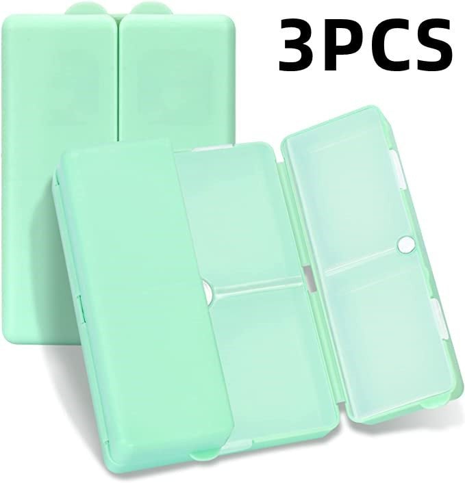 🔥BUY 2 GET 1 FREE - Daily Pill Organizer, 7 Compartments Portable Pill Case Travel Pill Organizer,[Folding Design]Pill Box-SLOOSELYK