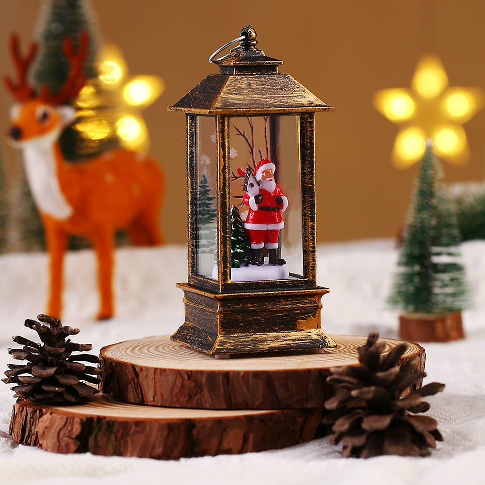 (🌲Early Christmas Sale- SAVE 48% OFF)Snow Globe Christmas Lantern Decorations-SLOOSELYK