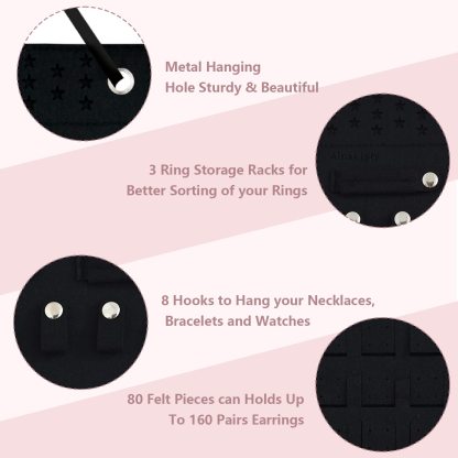 🔥Felt Hanging Jewelry Organizer-SLOOSELYK