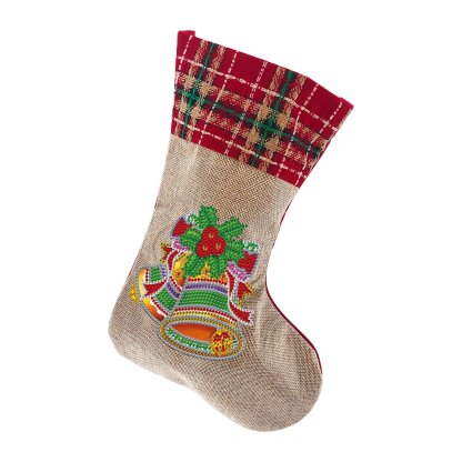 (🎁🔥HOT SALE - 49% OFF) 5D Diamond Painting Xmas Rhinestone Sock Embroidery Mosaic Gift Bag-SLOOSELYK