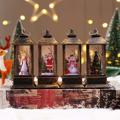 (🌲Early Christmas Sale- SAVE 48% OFF)Snow Globe Christmas Lantern Decorations-SLOOSELYK