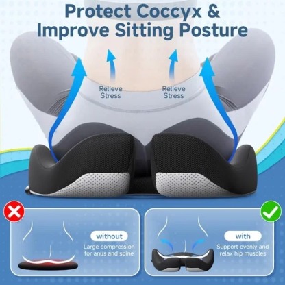 🎁LAST DAY 40％ OFF🎁Ergonomic Memory Foam Seat Cushion-SLOOSELYK