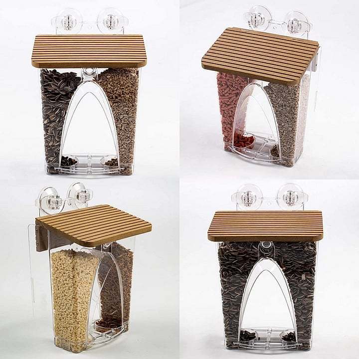 🐦2024 New Year Sale💝 Arch Window Bird Feeder🏠-SLOOSELYK
