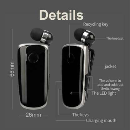 Collar-clip Bluetooth Headset-SLOOSELYK