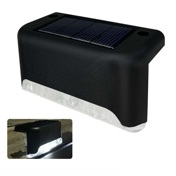 LED Solar Lamp Path Staircase Outdoor Waterproof Wall Light-SLOOSELYK