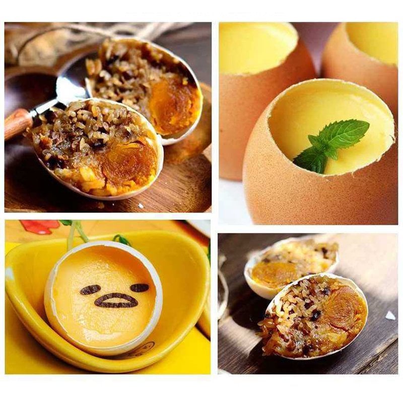 Stainless Steel Egg Opener Eggshell Cutter Kitchen Remover Tool for Raw/Soft Hard Boiled Egg-SLOOSELYK