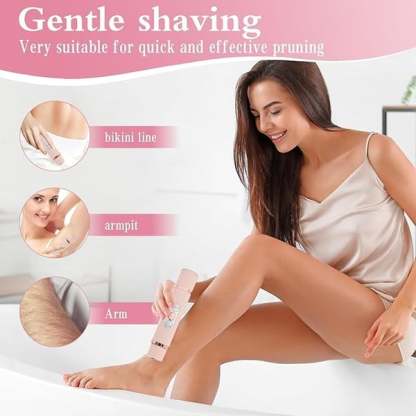 🏆Only £12.99 Last Day Promotion!🎁Comfort 2 in 1 Electric Lady Shaver