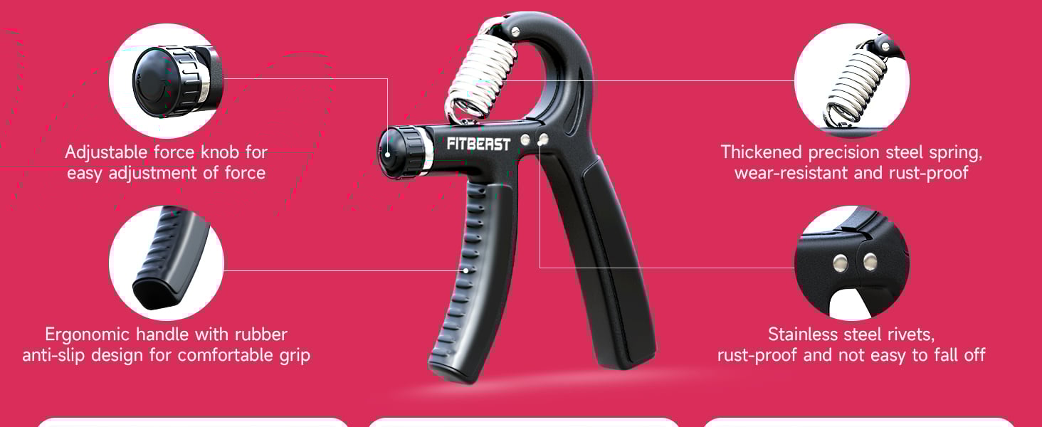 FitBeast Hand Grip Strengthener Workout Kit