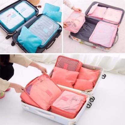 ✈6 pieces portable luggage packing cubes🧳-SLOOSELYK