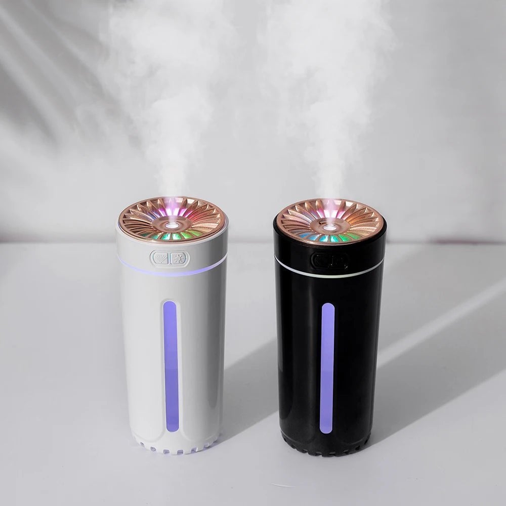 Portable Silent USB Car Diffuser with LED Light💦