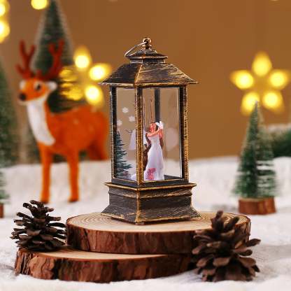 (🌲Early Christmas Sale- SAVE 48% OFF)Snow Globe Christmas Lantern Decorations-SLOOSELYK