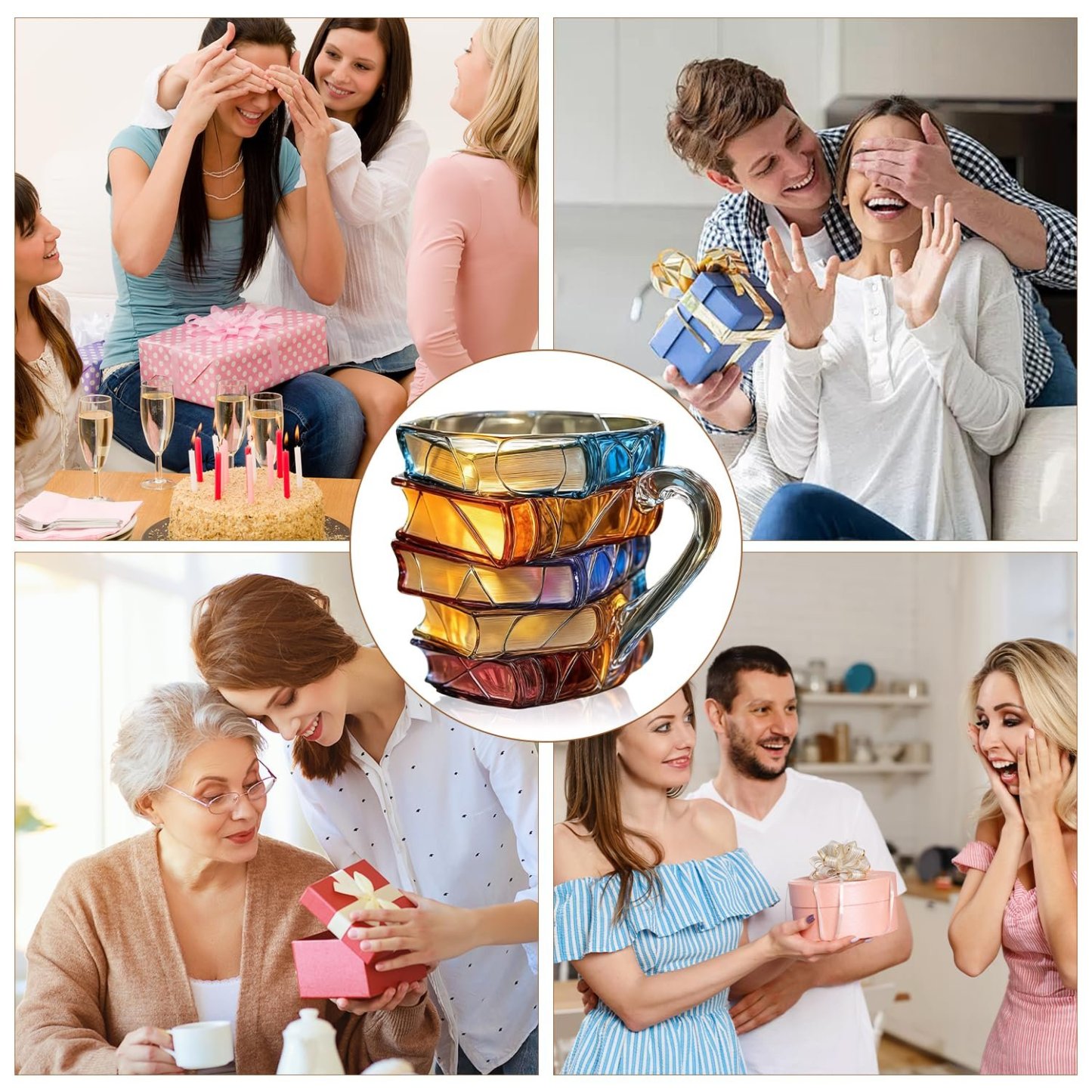 ☕3D Painted Book Coffee Mug