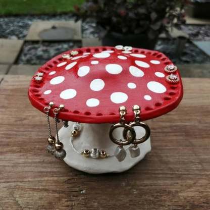 🍄Cute Mushroom Earring Holder-SLOOSELYK