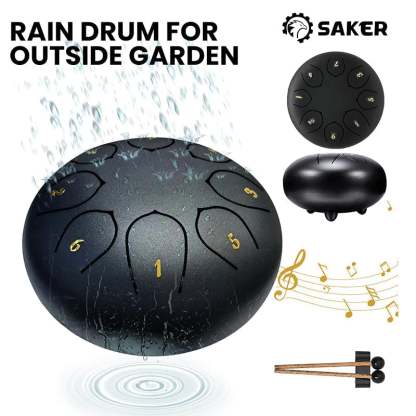 💦Rain Drum for Outside Garden with The Fingerstalls-SLOOSELYK